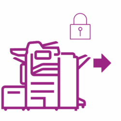 Altalink-Schloss Grafik violett