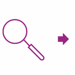 Suchsymbol violett